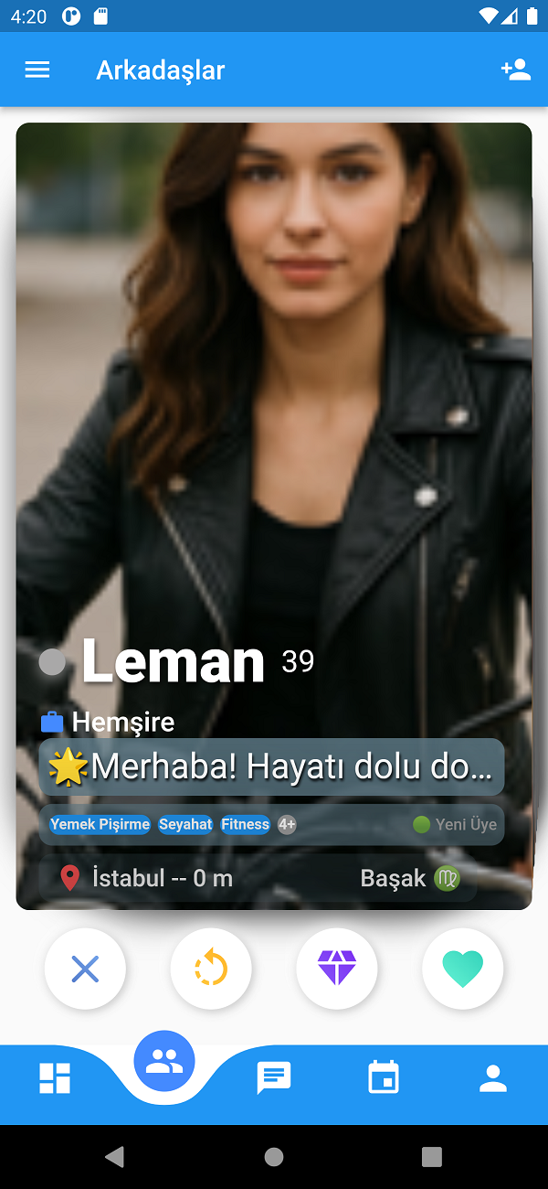 Partner eşleşme özelliği